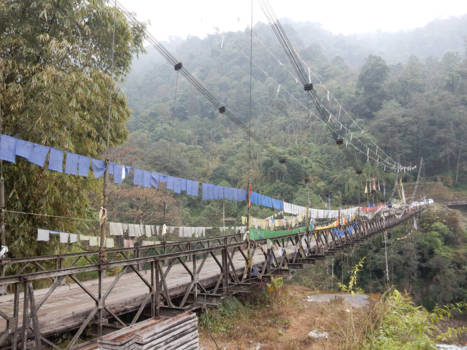 India - a bridge  too far?(Sikkim, India)