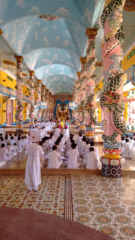 Vietnam - Prachtig kleurrijke moskee