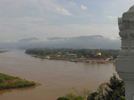 Thailand - drie landen punt Thailand Vietnam Laos