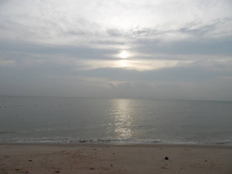 Thailand - avond zon verdwijnt