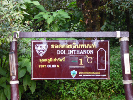 Thailand - boven op een berg was het die nacht ook koud geweest ja echt min 1 graad