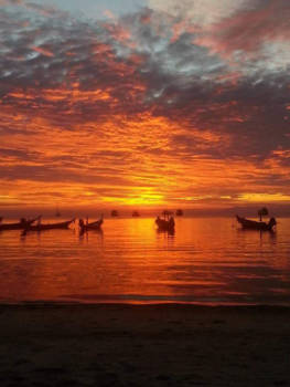 Thailand - Zonsondergang  Koh Tao Thailand
