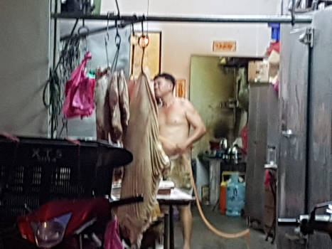 Maleisië - Lokale slager Langkawi