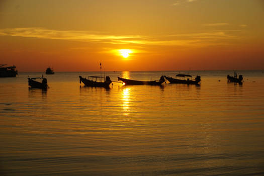 Koh Tao - Zonsondergang