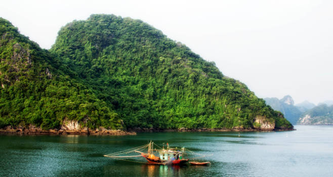 Halong Bay - Halong Bay rust en schoonheid