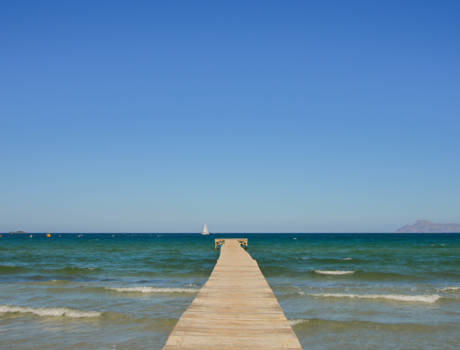 Malediven - Boardwalk beach