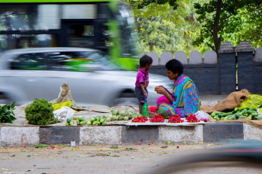 India - Mother and child