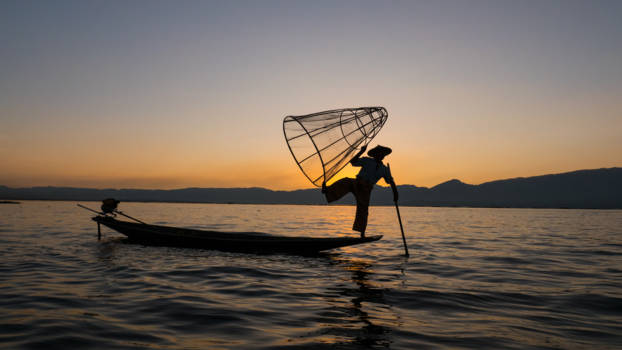 Inle Lake - Fisherman of Inle Lake