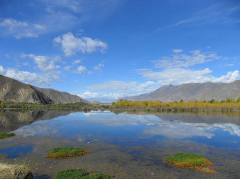 Tibet - Weerspiegeling