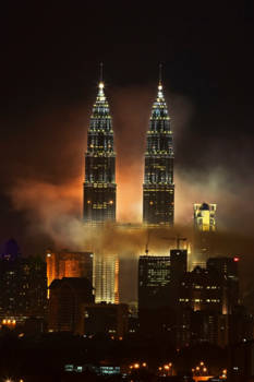 Kuala Lumpur - Petronas twin towers New Years even 2009