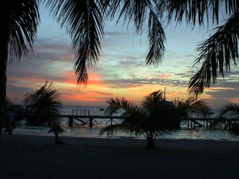 Malediven - Zonsondergang