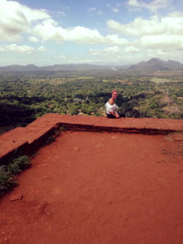 Sigiriya - On top off the sigirya rock