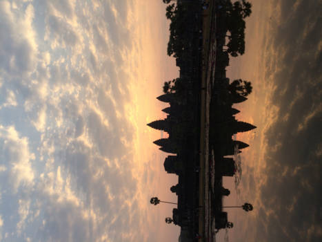 Siem Reap - Zonsopkomst Ankor - Siem reap - Cambodja