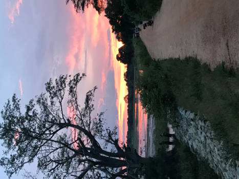 Sri Lanka - Zonsondergang nabij Sigirya rock