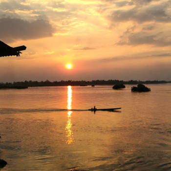 Don Khong - Sunset 4000 islands, Laos