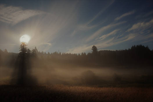 Myanmar - Misty sunrise