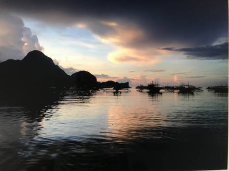 Palawan - Sunset in El Nido, Palawan