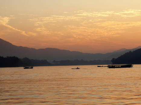 Luang Prabang - The MekongRiver  in Laos
