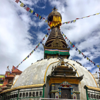 Nepal - Een van de vele tempels in Kathmandu