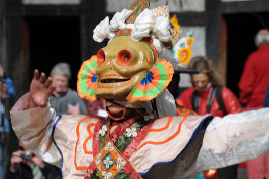 Bhutan - Black Hat danser