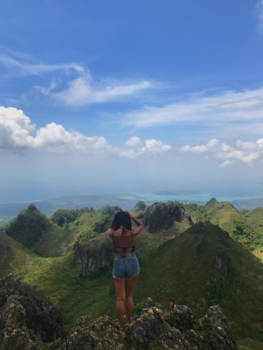 Filipijnen - Enjoying this amazing view of Osmeña Peak