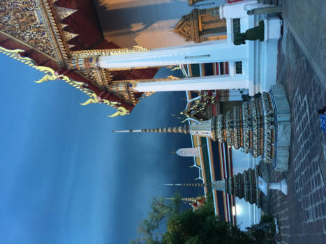 Wat Pho - Na zonneschijn komt.....