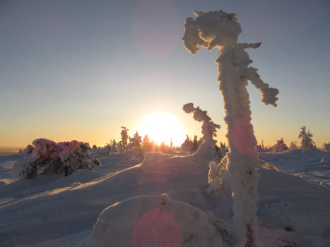 Rusland - -25 met een heerlijk zonnetje