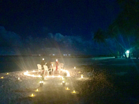 Malediven - Romantische taverelen