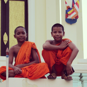 Cambodja - Prachtig portret in cambodja