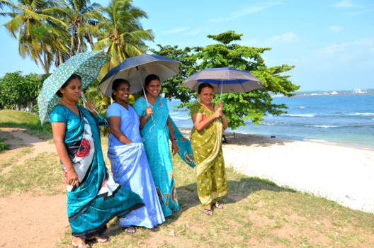 Sri Lanka - Local Ladies on a Summer Stroll