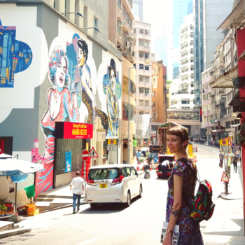 Kyoto - Vriendinnetje in Hong Kong. East meets West.