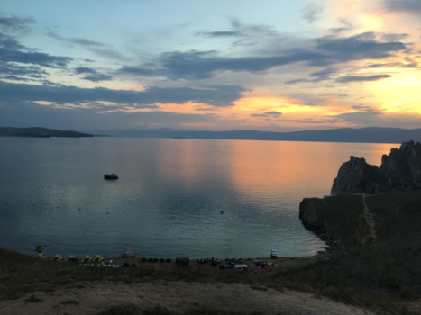 Baikalmeer - Zonsondergang