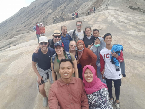 Myanmar - Making friends with total stangers on a vulcano
