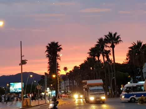 Turkije - Geweldige zon ondergang in de gezellige stad Marmaris