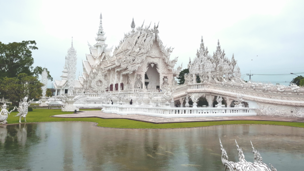 Rondreis Noord-Thailand - De Witte tempel in Chang Rai
