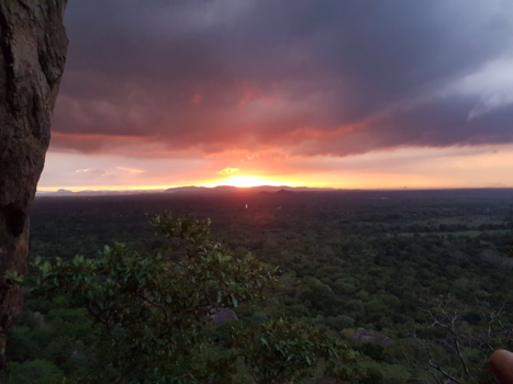 Sri Lanka - Colourfull sunset Sigirya Sri Lanka
