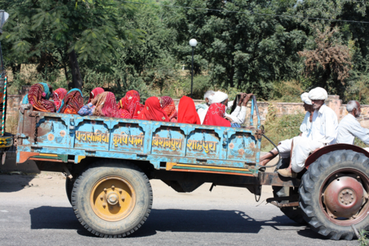 India - Een wagen vol