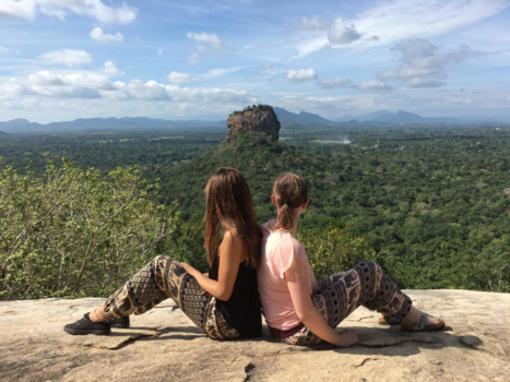 Sri Lanka - Vieuw lyons rock