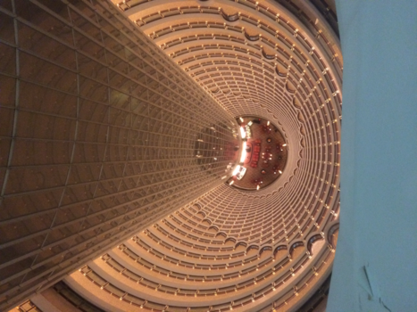 China - Shanghai, de lobby van het Hyatt hotel