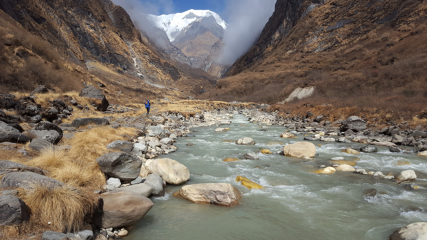 Annapurna Trail Trek - Road to basecamp