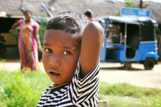 Sri Lanka - Sloppenwijk in Sri Lanka