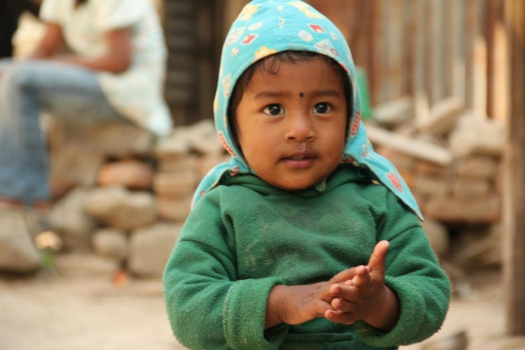Annapurna Trail Trek - Nepal child