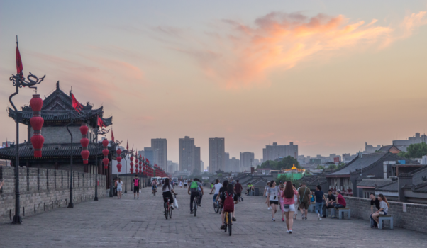 China - City walls of Xi'an