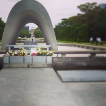 Japan - Monument herdenking atoombom