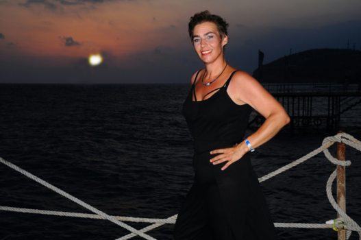 Turkije - De ondergaande zon in Alanya Turkije