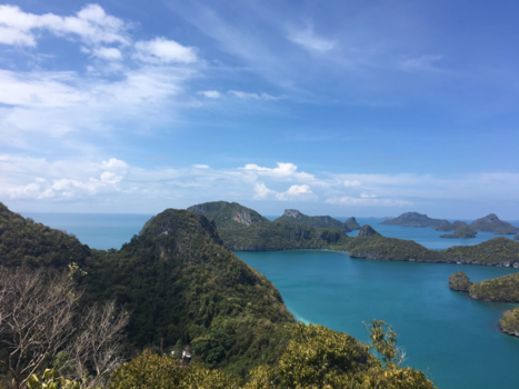 Thailand - Uitzicht over national park Thailand en dit was onze verlovingsdag