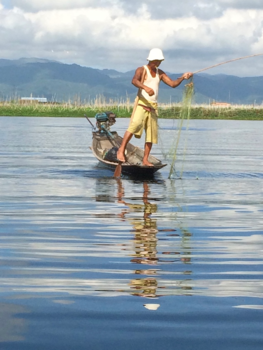 Inle Lake - Tact on the water
