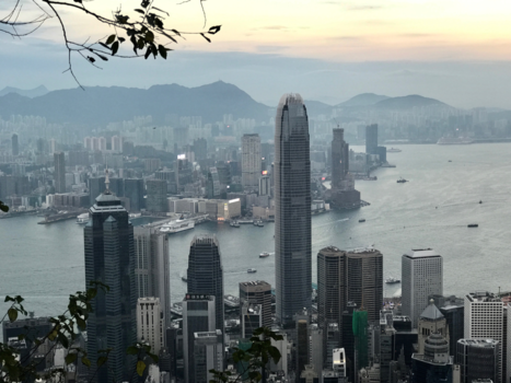 Hong Kong - Uitzicht vanaf de Peak in Hongkong