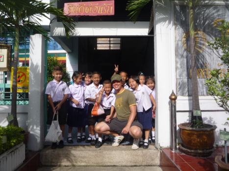 Thailand - Thaise schoolkinderen in Bangkok
