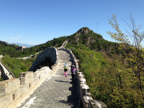 China - Hardlopen op de Chinese muur